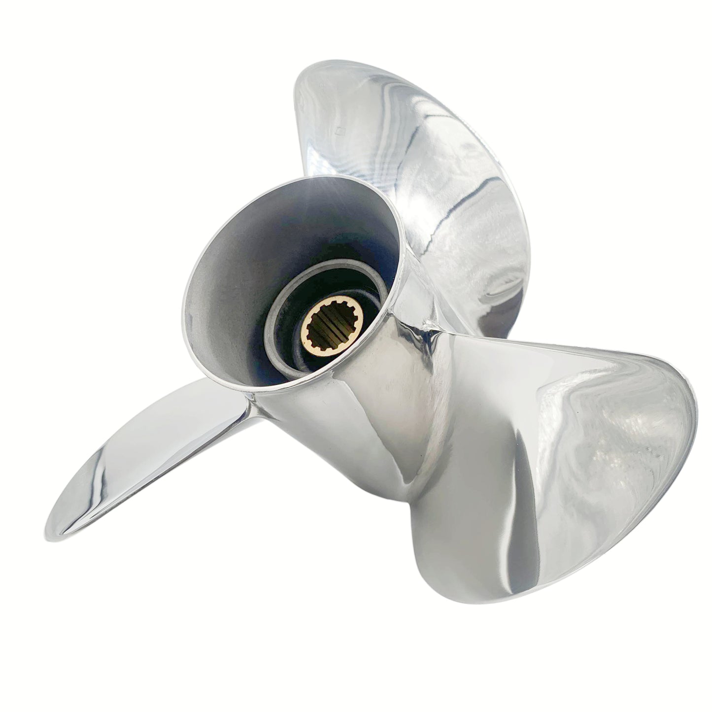 35-60HP 10-1/4x16 Stainless Steel Propeller 13 tooth SS Prop for HONDA Outboard Motor