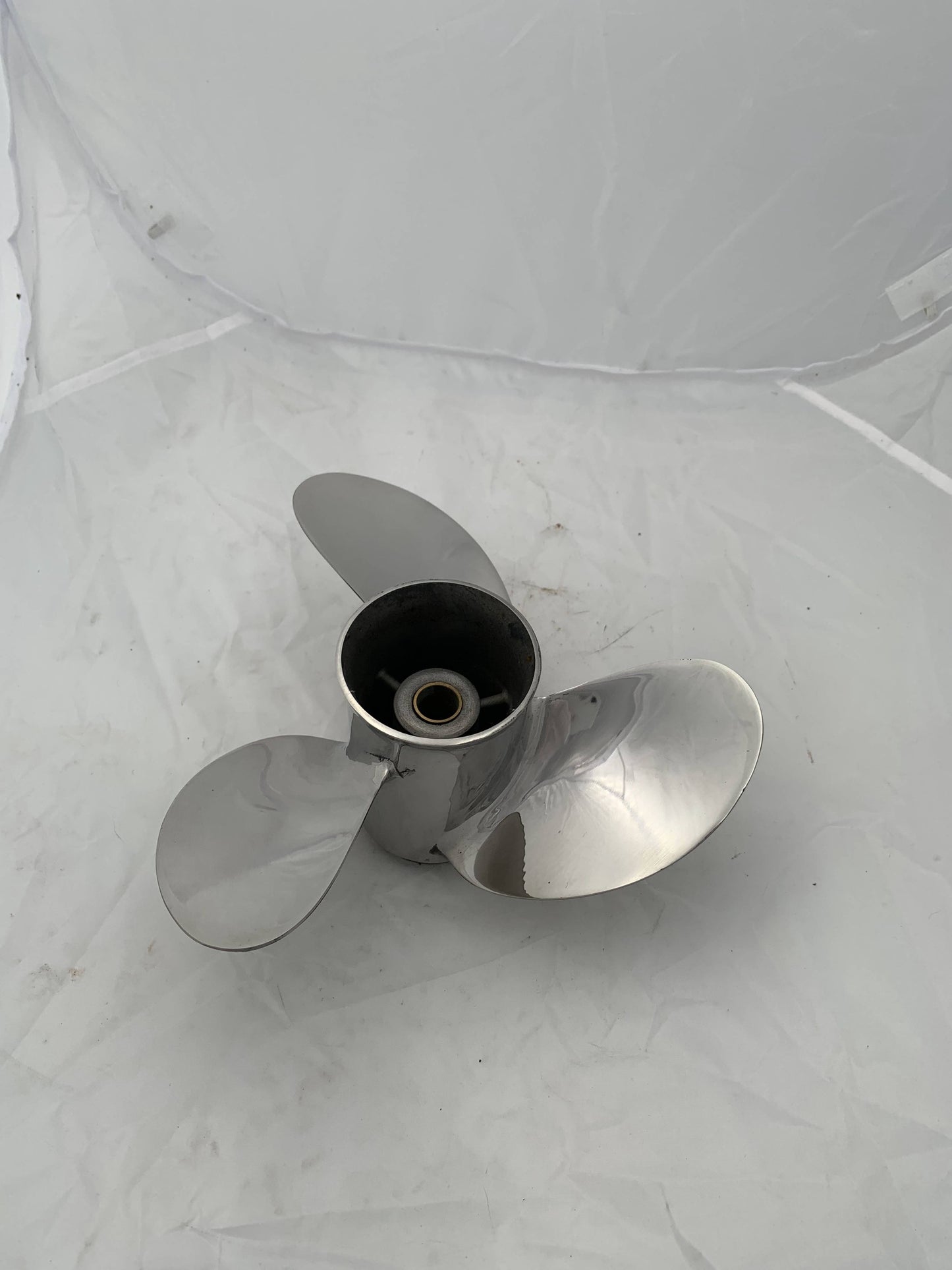 5-6HP 8.5X8.5 Stainless Steel Propeller 12 tooth SS Prop for MERCURY outboard