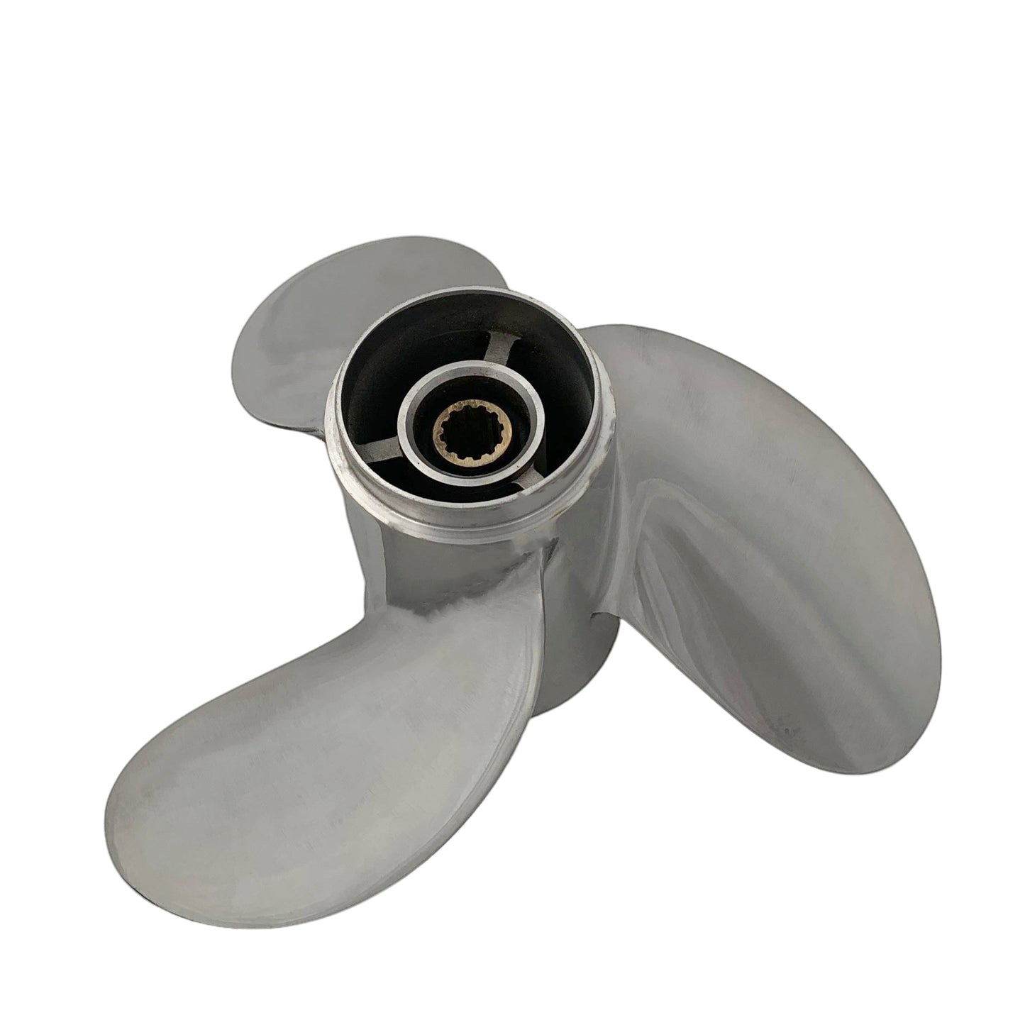 5-6HP 8.5X8.5 Stainless Steel Propeller 12 tooth SS Prop for MERCURY outboard