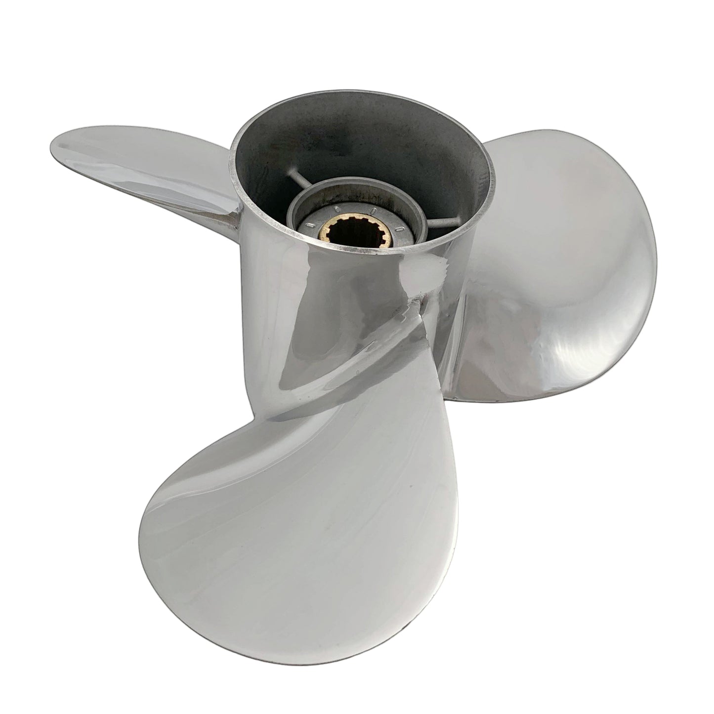 35-50HP 11.6X11 Stainless Steel Propeller 13 Tooth SS Prop for TOHATSU Outboard