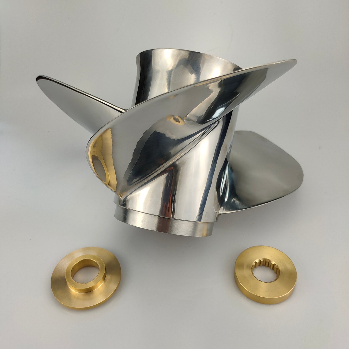 13 Tooth 40-140HP 13-1/4X17 Stainless Steel Propeller SS Prop for BRP JOHNSON EVINRUDE OMC STERN DRIVE outboard