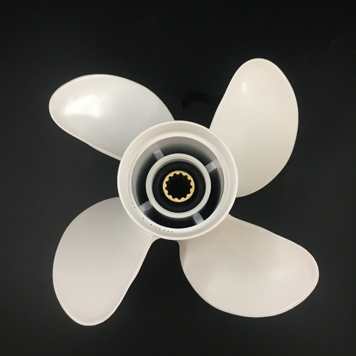 4 Blades 40-60HP 10-5/8x12 Aluminum Propeller 13 Tooth for YAMAHA outboard