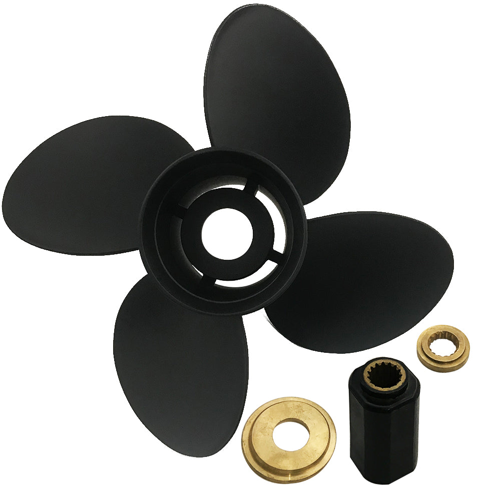 4 Blade 70-140HP 13.2X15 Aluminium Propeller 15 Tooth for MERCURY Outboard OEM 48-8M8026580