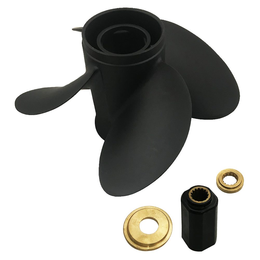 4 Blade 70-140HP 13.2X15 Aluminium Propeller 15 Tooth for MERCURY Outboard OEM 48-8M8026580