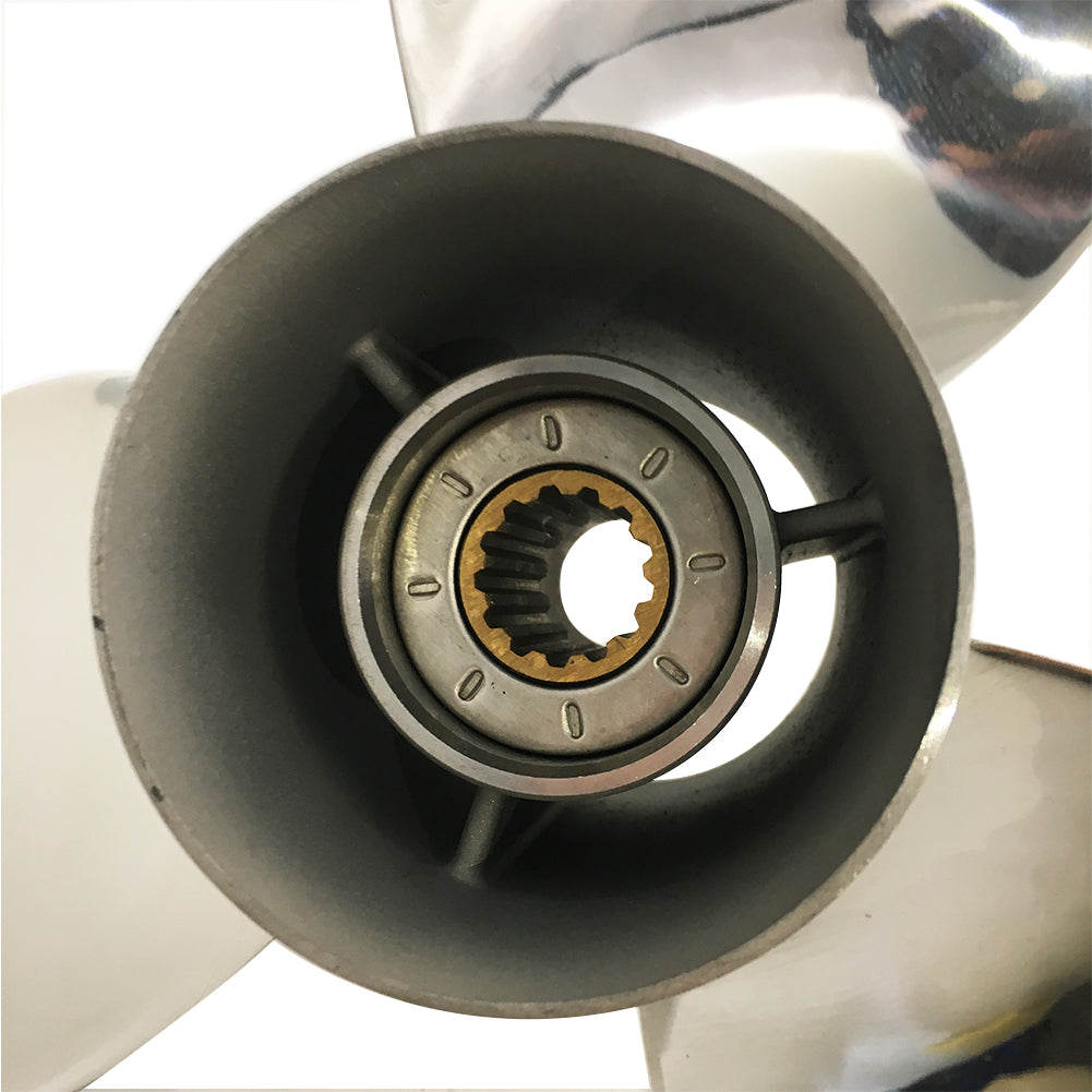 35-65HP 11-3/4X13 Stainless Steel Propeller 13 Tooth SS Prop for SUZUKI Outboard