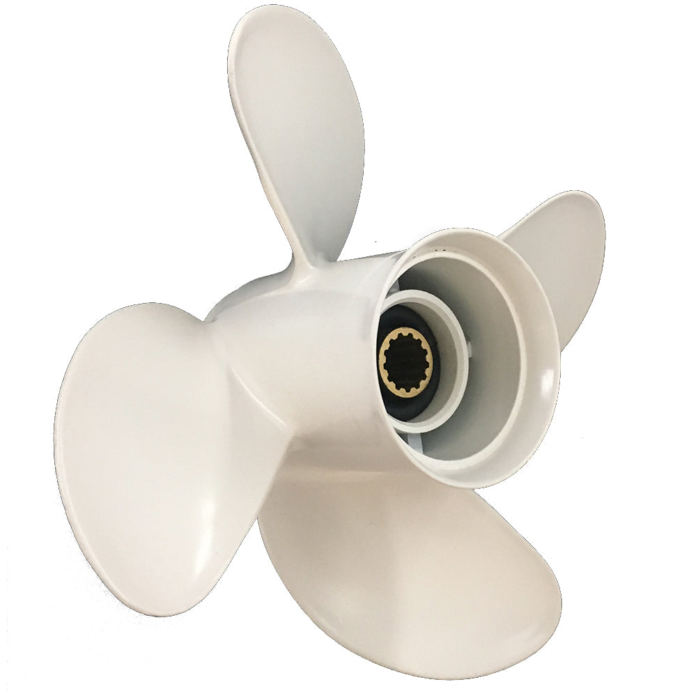 4 Blades 40-60HP 10-3/8x13 Aluminum Propeller 13 Tooth for YAMAHA outboard