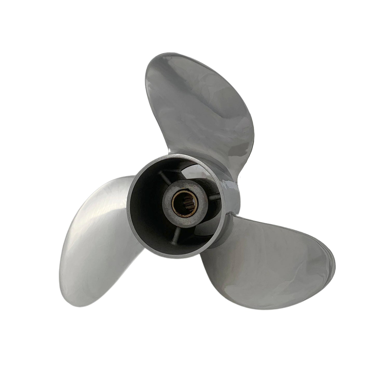 5-6HP 7.8X8 Stainless Steel Propeller 12 tooth SS Prop for MERCURY outboard