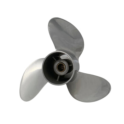 5-6HP 7.8X8 Stainless Steel Propeller 12 tooth SS Prop for TOHATSU outboard