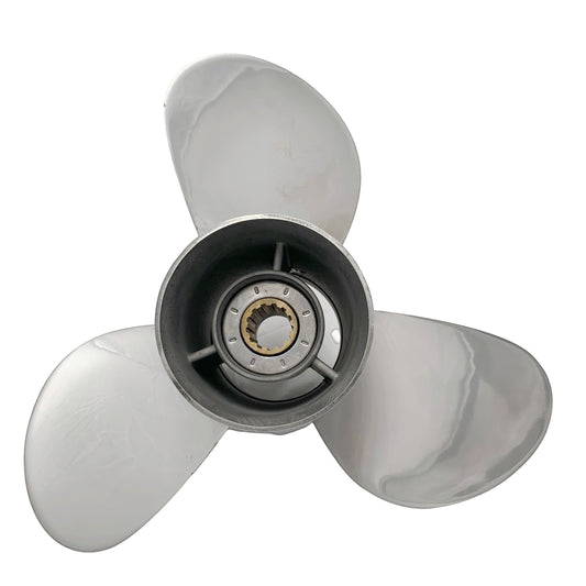 35-50HP 11.6X11 Stainless Steel Propeller 13 Tooth SS Prop for TOHATSU Outboard