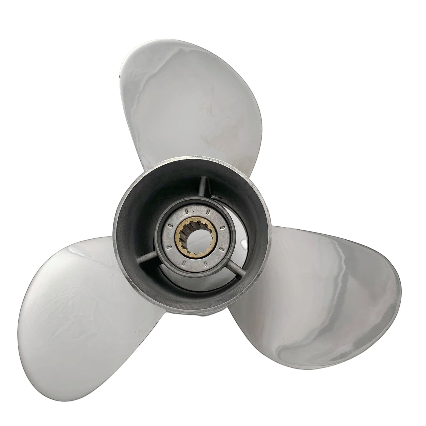 40-50HP 11-3/8X12 Stainless Steel Propeller 13 Tooth SS Prop for BRP,JOHNSON,EVINRUDE,OMC STERN DRIVE Outboard