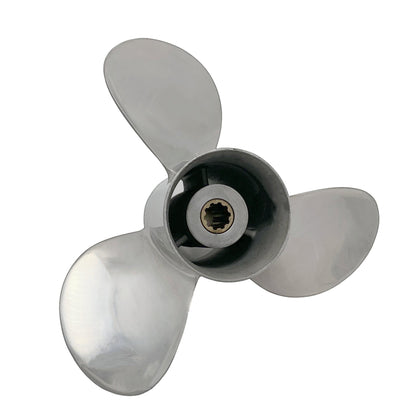 25-30HP 9.9X13 Stainless Steel Propeller 10 tooth SS Prop for MERCURY Outboard