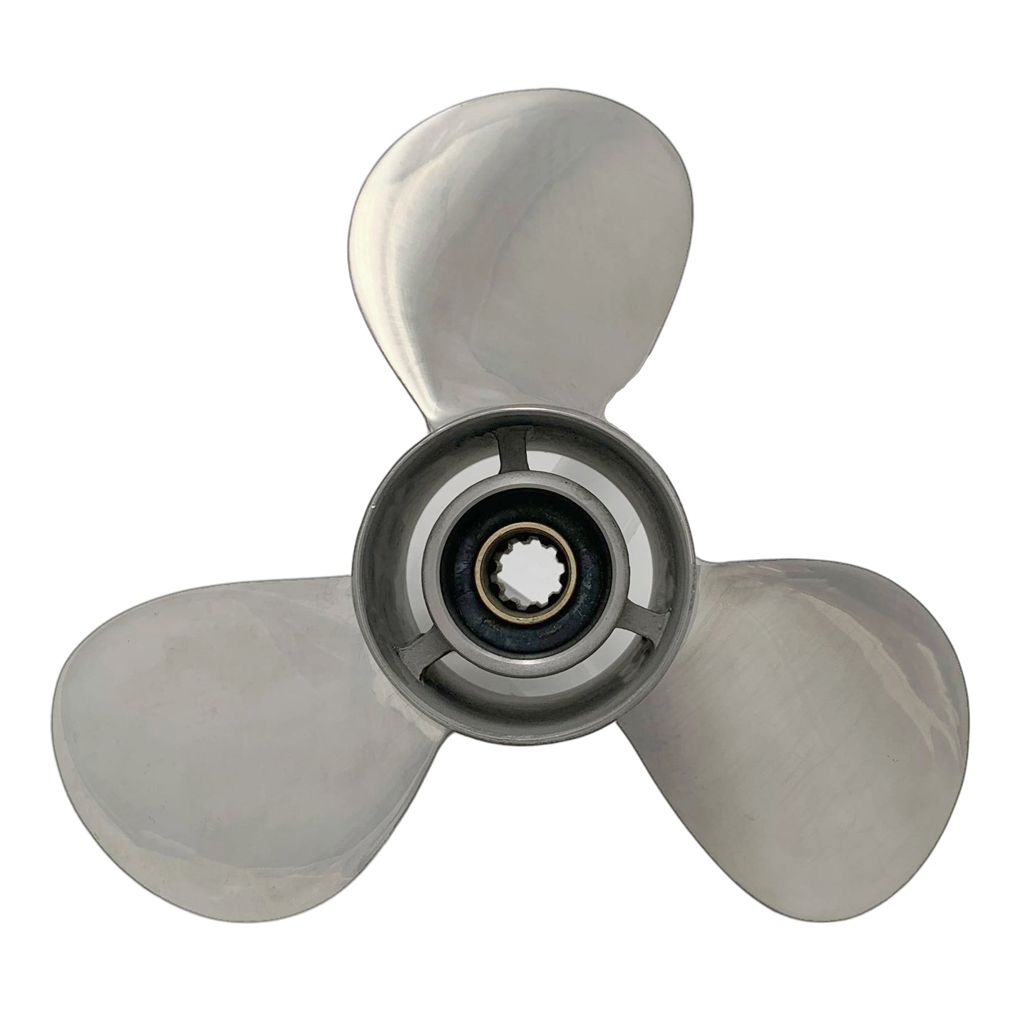 25-30HP 9.9X12 Stainless Steel Propeller 10 tooth SS Prop for MERCURY Outboard