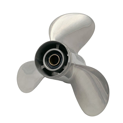 25-30HP 9.9X12 Stainless Steel Propeller 10 tooth SS Prop for MERCURY Outboard