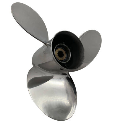 150-250HP 14-1/2x19 Stainless Steel Propeller 15 tooth SS RH 4-3/4" Gearcase Prop for YAMAHA outboard 14.5x19