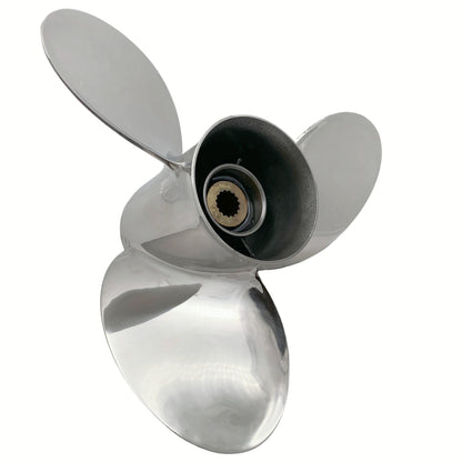 150-250HP 14-1/2x19 Stainless Steel Propeller 15 tooth SS RH 4-3/4" Gearcase Prop for YAMAHA outboard 14.5x19