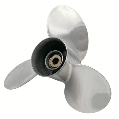 150-250HP 15-1/4x17 Stainless Steel Propeller 15 tooth SS RH 4-3/4" Gearcase Prop for YAMAHA outboard 15.25x17