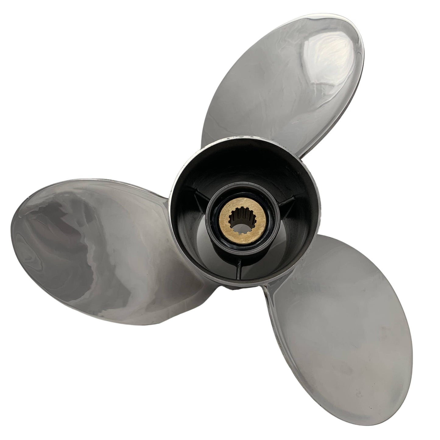 150-250HP 14x19 Stainless Steel Propeller 15 tooth SS LH 4-3/4" Gearcase Prop for YAMAHA outboard