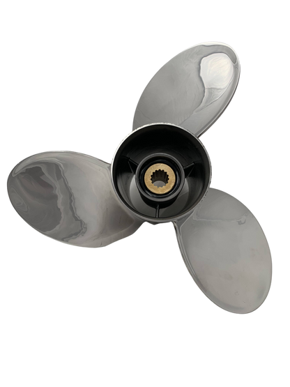 150-250HP 14x19 Stainless Steel Propeller 15 tooth SS LH 4-3/4" Gearcase Prop for YAMAHA outboard