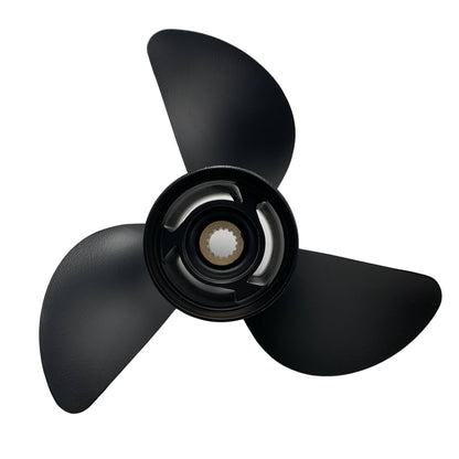 60-140HP 13.3x17 Aluminium Propeller 15 Tooth for Tohatsu Outboard Motor