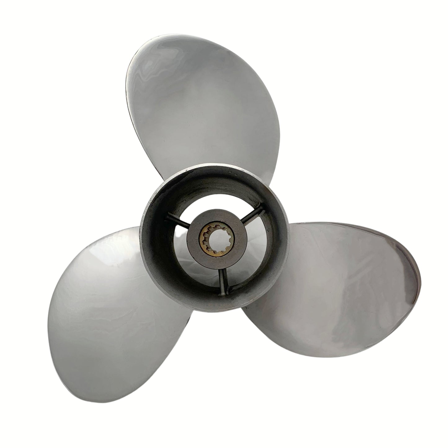 25-30HP 10-1/4X14 Stainless Steel Propeller 10 Tooth SS Prop for SUZUKI Outboard