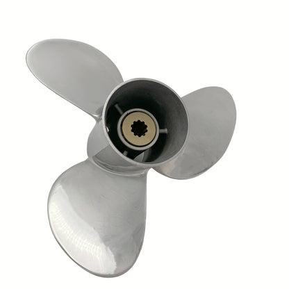 8-20HP 9-1/4X11 Stainless Steel Propeller 10 Tooth SS Prop for SUZUKI Outboard