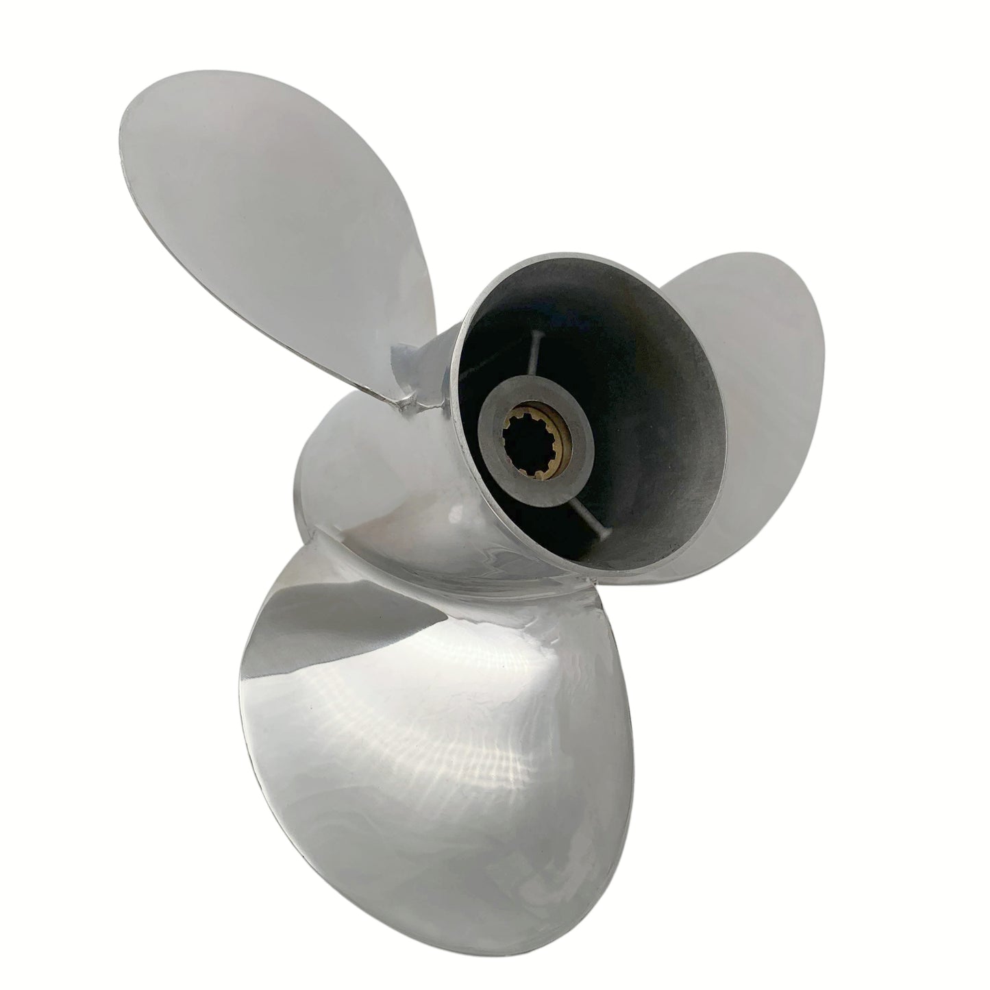 25-30HP 10-1/4X11 Stainless Steel Propeller 10 Tooth SS Prop for SUZUKI Outboard