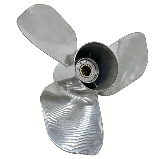 40-60HP 12x14 Stainless Steel Propeller 13 tooth SS Prop for YAMAHA outboard