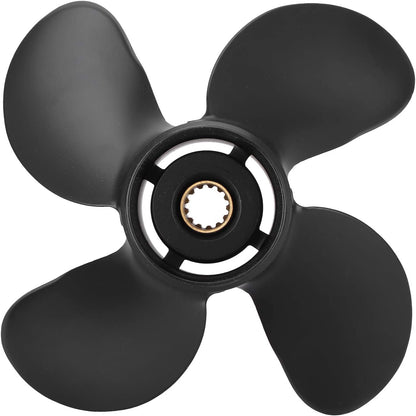 4 Blade 35-65HP 10.3X13 Aluminium Propeller 13 Tooth for SUZUKI Outboard OEM 58100-94313-019