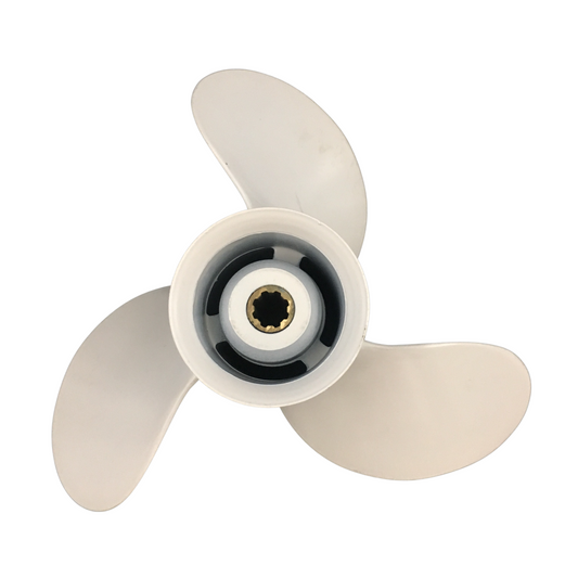 9.9-15HP 9-1/4x8 Aluminum Propeller 8 Tooth  for YAMAHA outboard 683-45947-00-EL 9.25x8