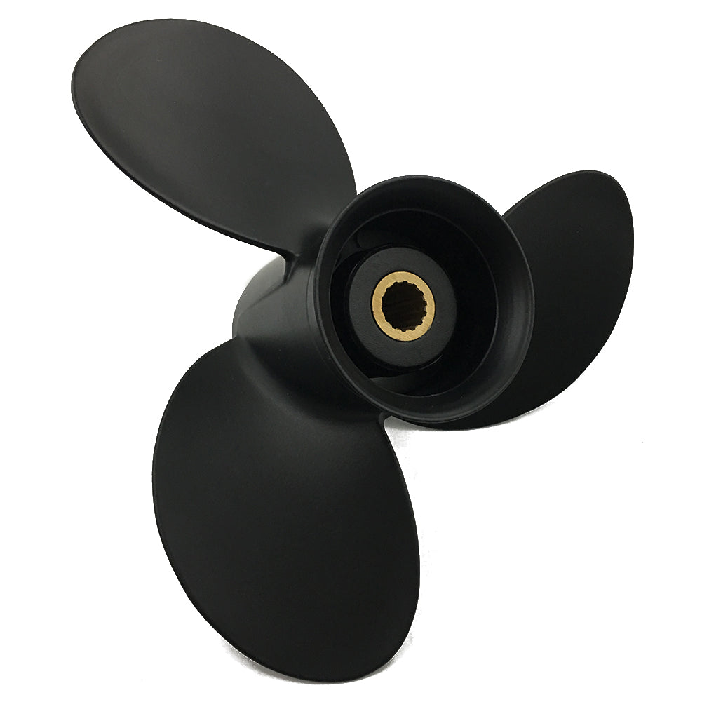 9.9-18HP 9-1/4X12 Aluminium Propeller 14 Tooth for Tohatsu Outboard 9.25X12