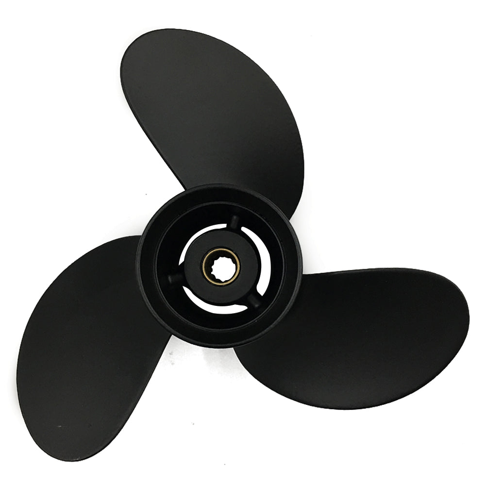 8-9.8HP 8.5x9 Aluminium Propeller 12 Tooth for Tohatsu Outboard