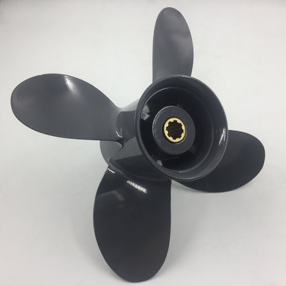 4 Blades 8-20HP 9-1/4x10 Aluminium outboard propeller 8 Tooth for HONDA outboards 9.25x10