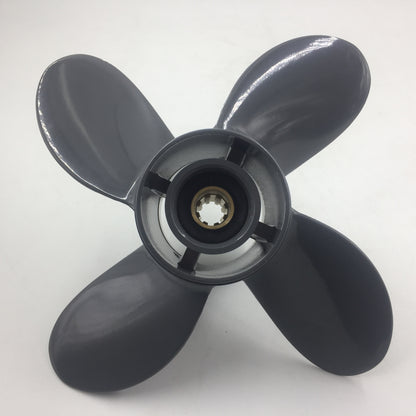 4 Blades 8-20HP 9-1/4x10 Aluminium outboard propeller 8 Tooth for HONDA outboards 9.25x10