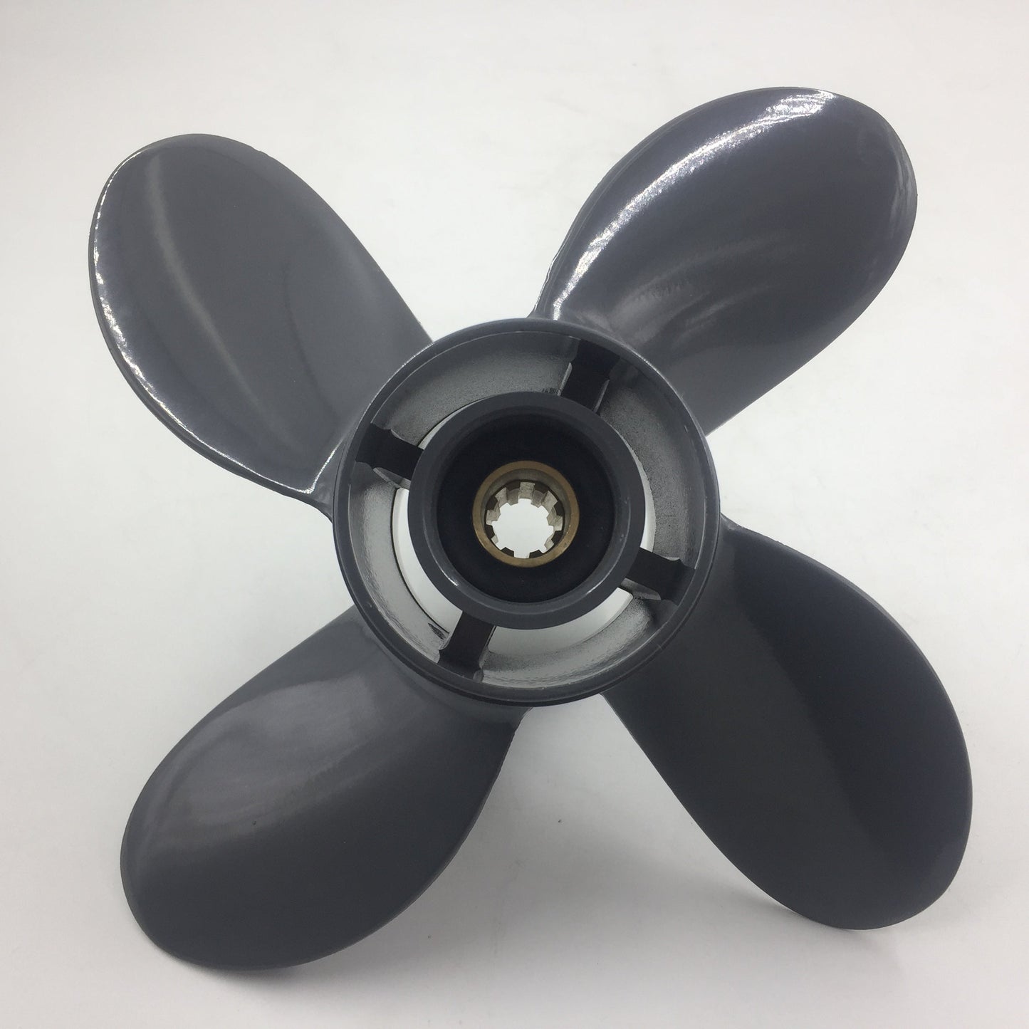 4 Blades 8-20HP 9-1/4x11 Aluminium outboard propeller 8 Tooth for HONDA outboards 9.25x11