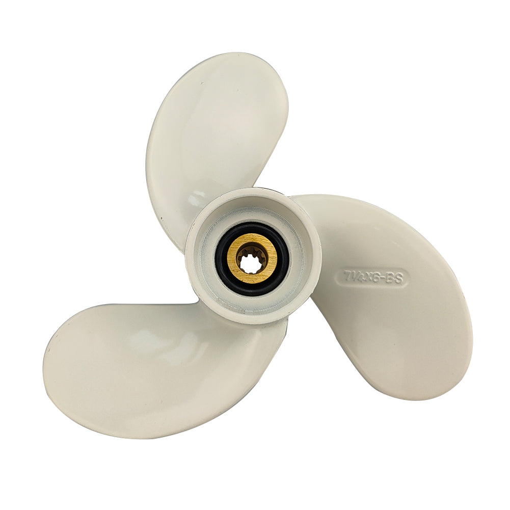 F2.5A/3A 7-1/4x6 Aluminum Outboard Propeller 9 tooth for YAMAHA 2.5hp outboard 6L5-45943-00-EL 7.25x6