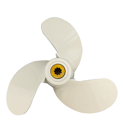 F2.5A/3A 7-1/4x6 Aluminum Outboard Propeller 9 tooth for YAMAHA 2.5hp outboard 6L5-45943-00-EL 7.25x6