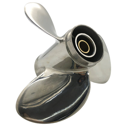 9.9-18HP 9-1/4x10 Stainless Steel Propeller 14 tooth SS Prop for TOHATSU outboard 9.25x10