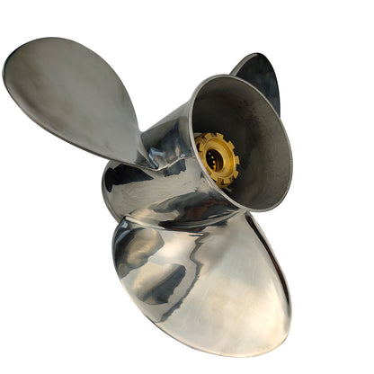 70-140HP 13-1/4X17 Stainless Steel Propeller 15 tooth SS Prop for MERCURY Outboard