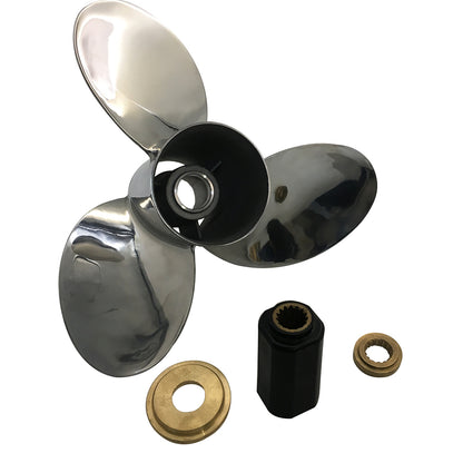 350-450HP 15-1/4x21 Stainless Steel Propeller 17 tooth SS RH Prop for YAMAHA V8 outboard