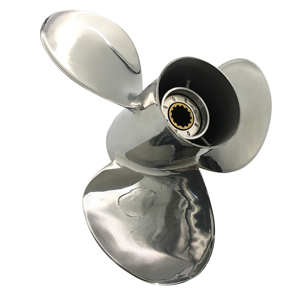 40-60HP 10-1/4x16 Stainless Steel Propeller 13 tooth SS Prop for YAMAHA outboard 10.25x16