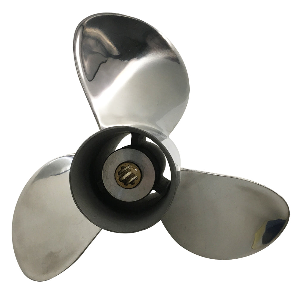 8-20HP 9-1/4x11 Stainless Steel Propeller 8 tooth SS Prop for Honda outboard 9.25x11