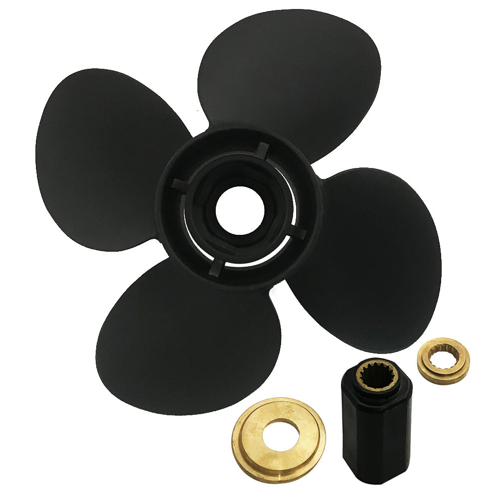 4 Blade 70-140HP 13X17 Aluminium Propeller 15 Tooth for MERCURY Outboard  OEM 48-8M8026590