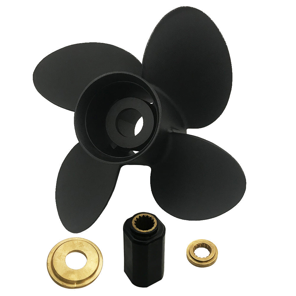 4 Blade 70-140HP 12.8x19 Aluminium Propeller 15 Tooth for MERCURY Outboard  OEM 48-8M8026600