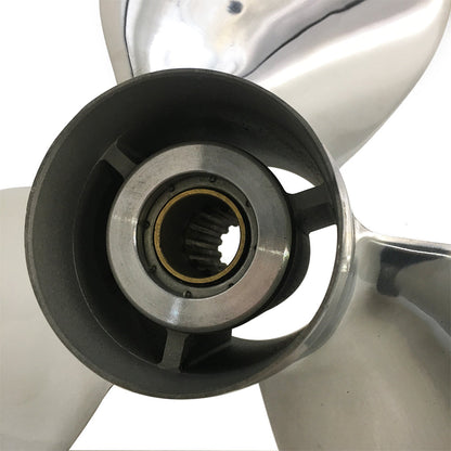 40-60HP 11-1/2x13 Stainless Steel Propeller 13 tooth SS Prop for YAMAHA outboard 11.5x13 OEM  663-45974-02-98