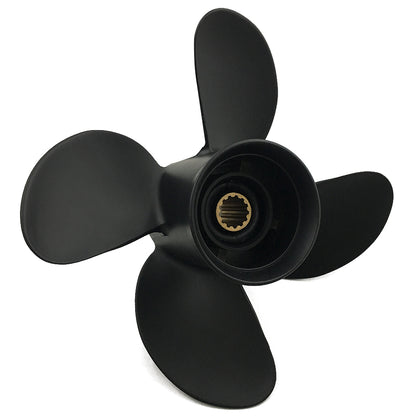 4 Blades 35-60HP 10-5/8X12 Aluminium outboard propeller 13 Tooth for HONDA outboards