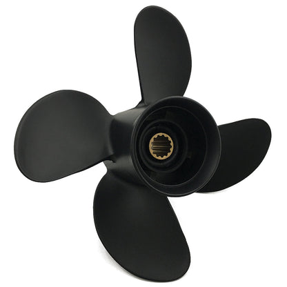 4 Blades 35-50HP 10.3X13 Aluminium outboard propeller 13 Tooth for TOHATSU outboard Motor