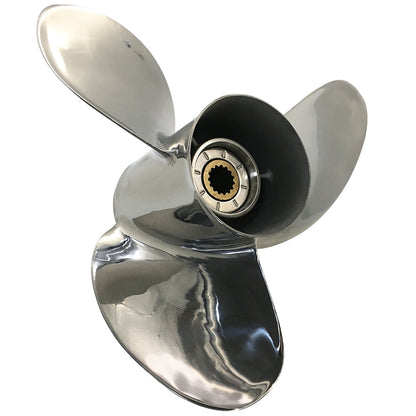 15 Tooth 60-140HP 14X19 Stainless Steel Propeller SS Prop for TOHATSU Outboard