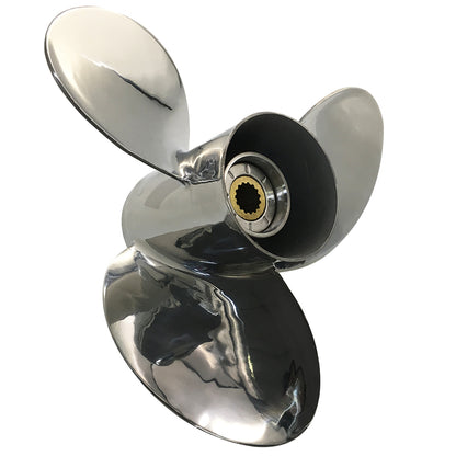 70-140HP 13-3/4X15 Stainless Steel Propeller 15 tooth SS Prop for MERCURY Outboard