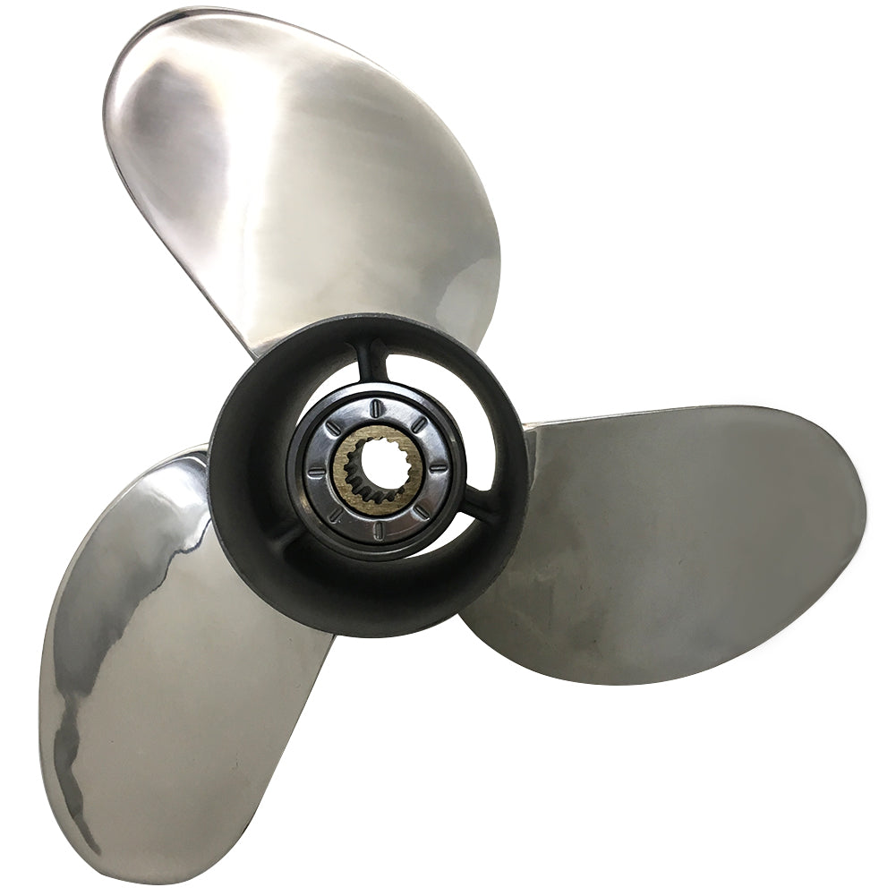 150-250HP 14x17 Stainless Steel Propeller 15 tooth SS RH 4-3/4" Gearcase Prop for YAMAHA outboard