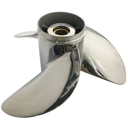 60-140HP 13-1/2x15 Stainless Steel Propeller 15 tooth SS Prop for TOHATSU outboard